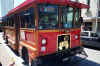 Trolley that takes people around downtown S.A.